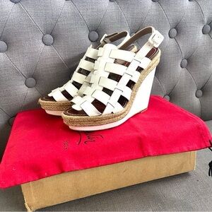 Christian Louboutin wedge espadrilles